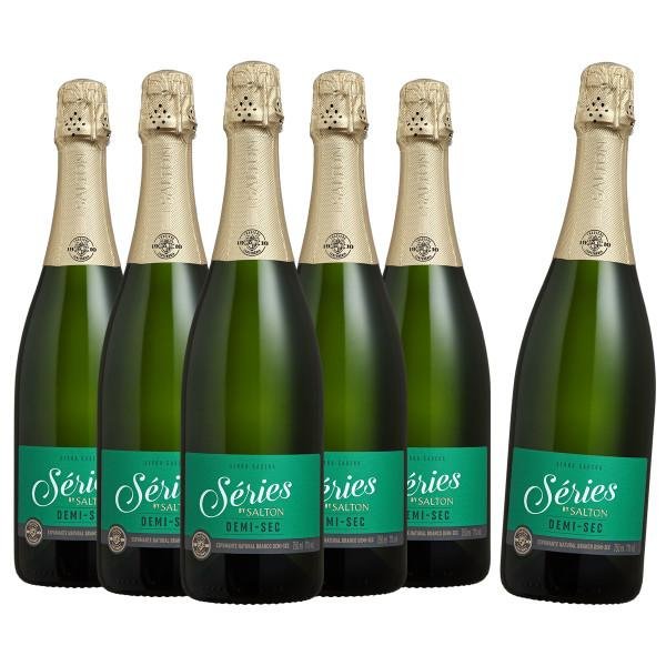 Pack 6 Espumantes Séries by Salton Demi-Sec 750ml