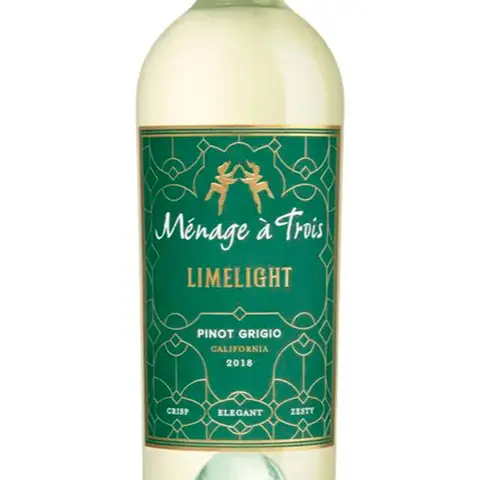 Vinho Branco Menage a Trois Limelight Pinot Grigio 750ml