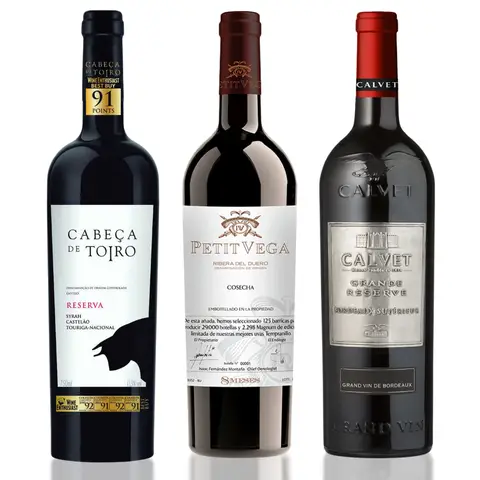 Kit Tintos Emblemáticos 3 Unidades 750ml