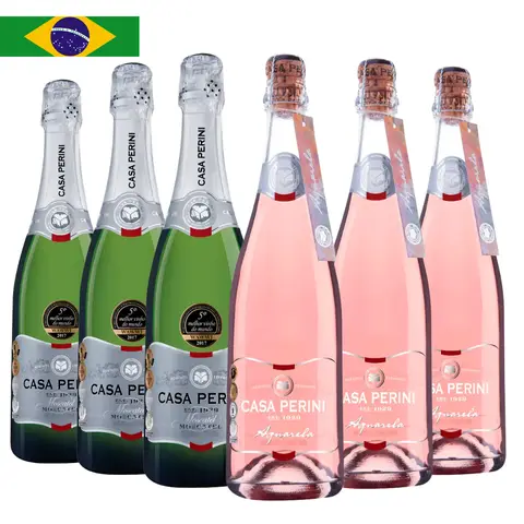 Combo 6 Espumantes Casa Perini Branco + Rosé
