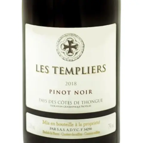 Vinho Tinto Les Templiers Pinot Noir 750ml