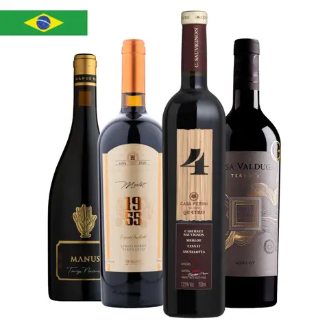 Combo Tintos Brasileiros Incríveis 750ml