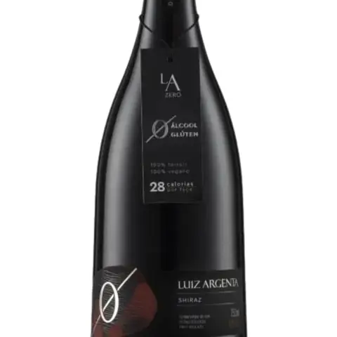 Vinho Tinto Luiz Argenta Shiraz Desalcoolizado Sem Álcool 750ml