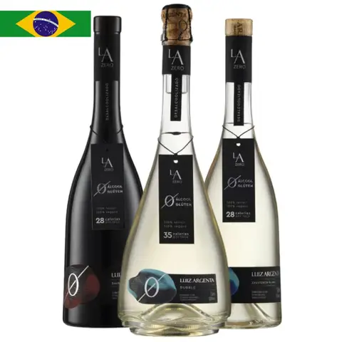 Combo Zero Álcool Luiz Argenta 3 Garrafas 750ml