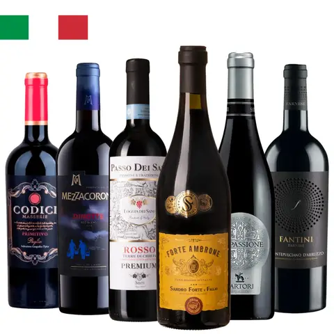 Combo 6 Tintos Italianos até R$100