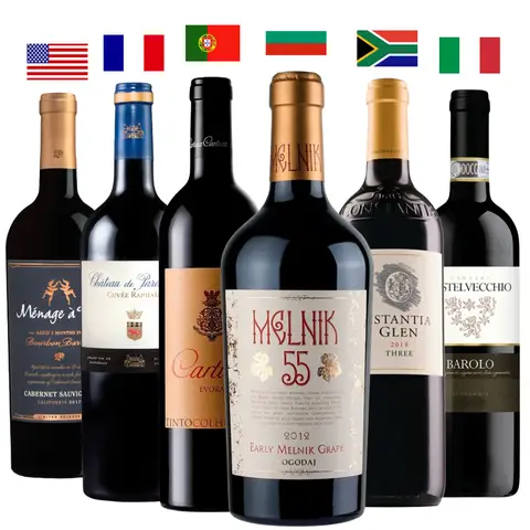 Combo Ícones do Mundo 6 garrafas