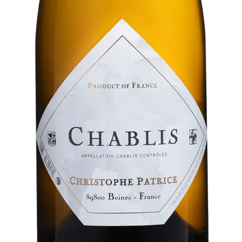 Vinho Branco Christophe Patrice Chablis 750ml