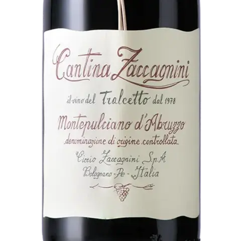 Vinho Tinto Cantina Zaccagnini Montepulciano d'abruzzo 750ml