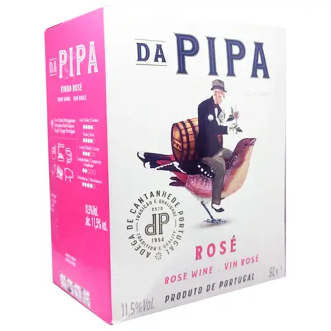 Vinho Rosé Da Pipa Bag in Box 5L