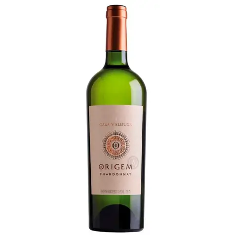 Kit 3 Garrafas Vinho Branco Casa Valduga Origem Chardonnay 750ml