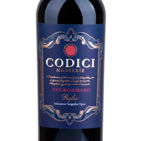 Vinho Tinto Codici Masserie Negroamaro 750ml