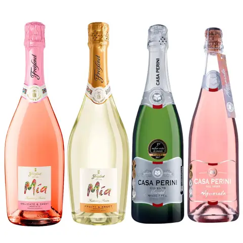 Combo 4 Espumantes Brancos e Rosés 750ml
