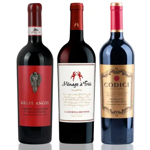 Combo 3 Vinhos Tintos 750ml
