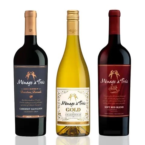 Combo 3 Vinhos Americanos 750ml