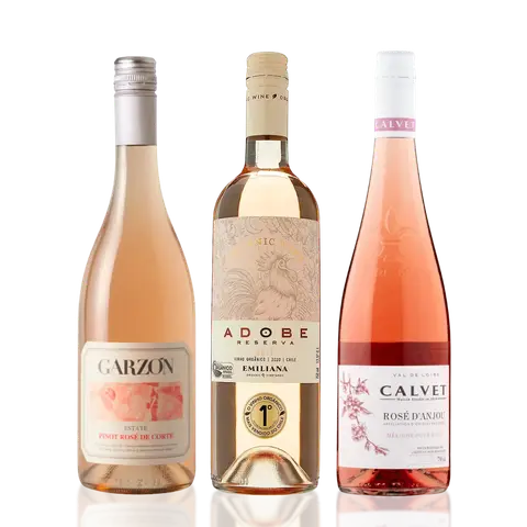 Combo 3 Vinhos Rosés 750ml