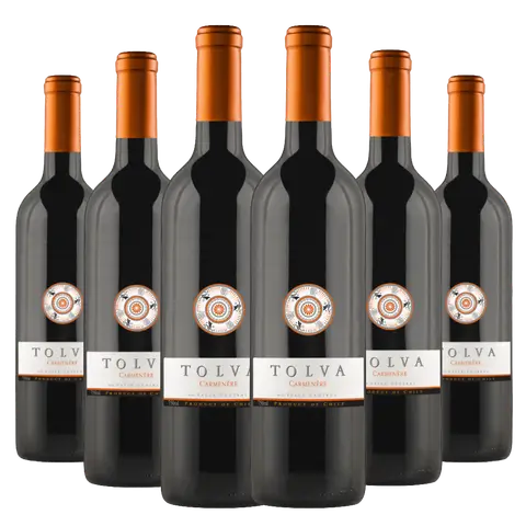 Kit 6 Garrafas Vinho Tolva Carménère