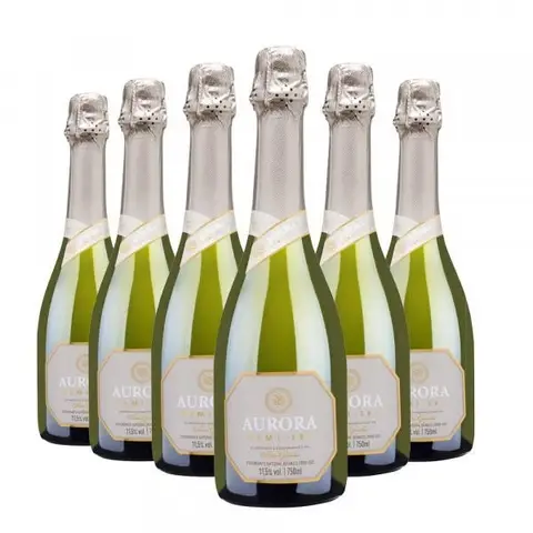 Pack 6 Espumantes Aurora Demi-Sec 750ml
