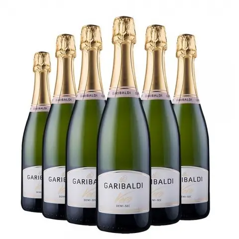 Pack 6 Espumantes Garibaldi Vero Demi-Sec 750ml